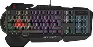 Bloody B310N Q Türkçe Multimedya Neon Gamer Oyuncu Klavye (Oyunculara Özel Asdw Yedek Gaming Tuşlar)