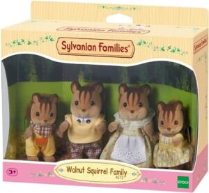 Sylvanian Families 4172 Knacks Ailesi Sincap, Çok Renkli