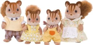 Sylvanian Families 4172 Knacks Ailesi Sincap, Çok Renkli