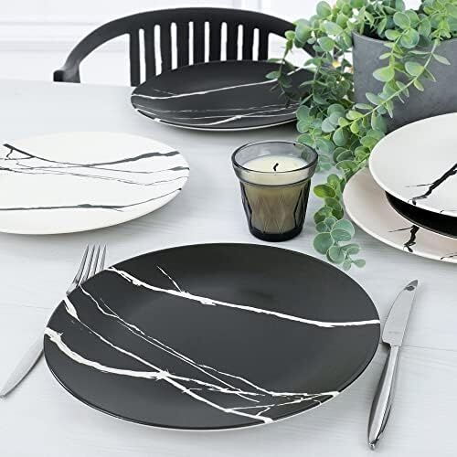 Mermer Servis Tabağı 26 cm 6 Adet - 17950/51