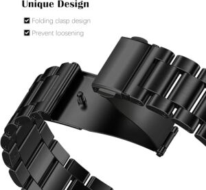 Band 11/11 Pro ile Uyumlu Çelik Kordon [kısaltma Aparatlı] Paslanmaya Dayanıklı  Band 11 Kordon Katlanır Tokalı Bakla Model  Band 11 Pro Kordonu