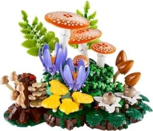 Orman Mantarları 11505 - Yetişkinler Için Yer Yıldızı, Horoz, Mycena ve Istiridye Mantarları Içeren Dekoratif Model Yapım Seti, Kadınlar ve Erkekler Için Hediye Fikri (806 Parça)