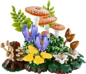 Orman Mantarları 11505 - Yetişkinler Için Yer Yıldızı, Horoz, Mycena ve Istiridye Mantarları Içeren Dekoratif Model Yapım Seti, Kadınlar ve Erkekler Için Hediye Fikri (806 Parça)