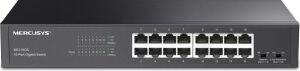MS116GS; 16-Port Gigabit Portlu, Metal Kasalı, Qos Özellikli, Kurulum Gerektirmeyen Tak ve Çalıştır Özellikli Switch