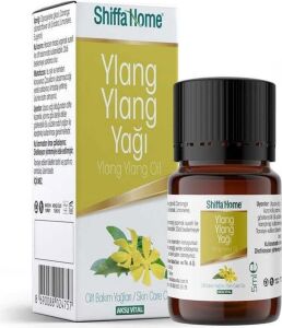 Ylang Ylang Yağı 5 ml | Doğal Uçucu Yağ | Aromaterapi ve Masaj Için | Güçlü Antiseptik ve Antibakteriyel Özellikler | Saç ve Cilt Bakımı Için Bitkisel Esans