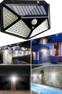100 LED Güneş Enerjili Solar Bahçe Lambası