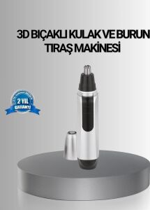 Kişisel Burun ve Kulak Tıraş Makinesi 3D Kavisli Bıçak ve Kompakt Tasarım