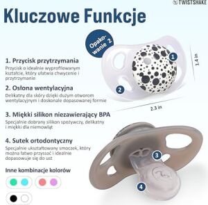 Silikon 2’li Emzik Seti Gri Beyaz 6+ Ay
