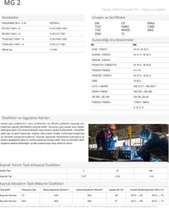 Mg 2 0.80 mm Gazaltı Kaynak Teli, 5 kg