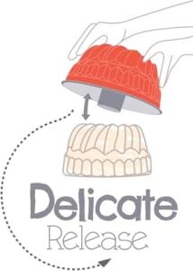 Delibake Alman Kek Kalıbı - Kırmızı - 22 cm