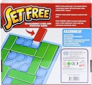 Set Free +6 Yaş ve Üzeri Çocuklar Için 3 Seviyeli Eğitici Zeka-Mantık-Strateji Bulmaca Oyunu