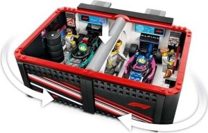 City F1 Garajı ve Mercedes-Amg ve Alpine Arabaları 60444-7 Yaş ve Üzeri Çocuklar Için Yarış Arabası Içeren Yaratıcı Oyuncak Yapım Seti, Doğum Günü Hediyesi (678 Parça)
