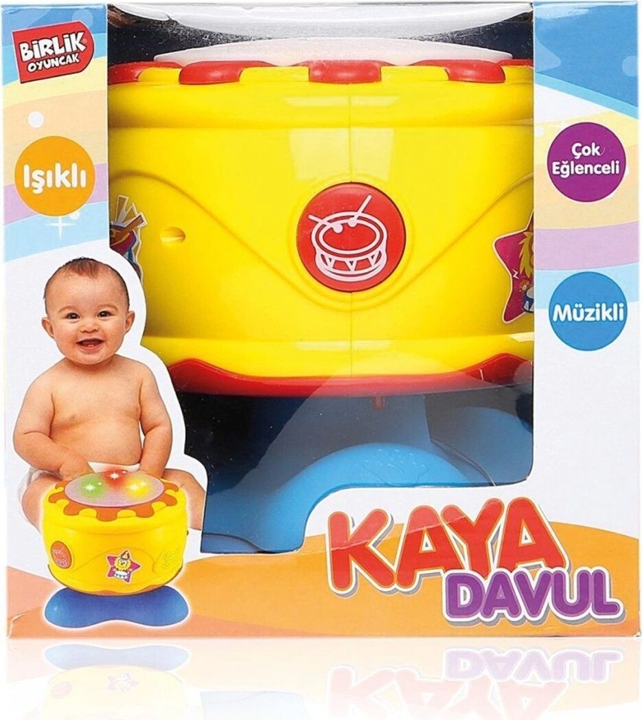 URT009-01  Müzikli ve Işıklı Kaya Davul -Birliktoys