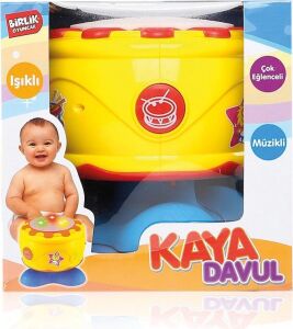 URT009-01  Müzikli ve Işıklı Kaya Davul -Birliktoys