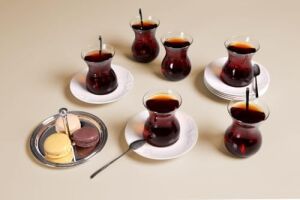 Suzanne Alumilite 6 Kişilik Çay Takımı