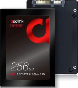 Addlink 256GB 510-400 Mb/s 2.5” Sata Iıı 6gb/s SSD AD256GBS20S3S