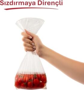 3'lü Çok Al Az Öde Ekonomik Paket Orta Boy 90'lı Buzdolabı Poşeti, Sızdırmaz & Bpa Içermez Gıda Saklama Torbası, Et, Tavuk, Balık, Sebze, Meyve, Çorba, Sos, Peynir, Kuruyemiş, Sandviç