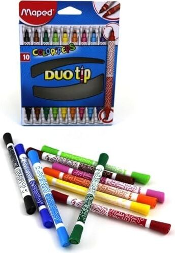 849010 Color Peps Duo 10 Renk Keçeli Kalem