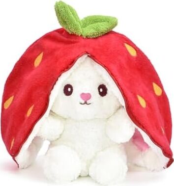Özgüner Oyuncak 40 cm Pelüş Çilek Tavşan,tavşan Pelüş Hayvan, Pelüş Hayvan, Çilek, Paskalya Tavşanı, Pelüş Kulaklı Çilek Çanta,peluş Çilek Tavşan, Çilek, Pelüş, Paskalya Hediye