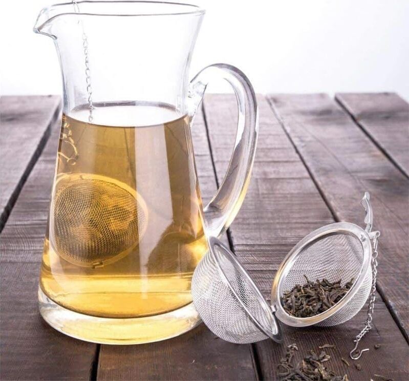 Metal Top Çay Süzgeci,topuz Çay Filtresi,bitki ve Yeşil Çay Için Paslanmaz Süzgeç,bardağa Asılabilir Topuz Çay Süzgeci