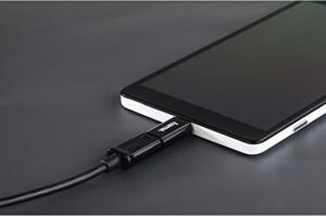 Adaptör, Micro USB Soket- USB -C Fiş, Siyah