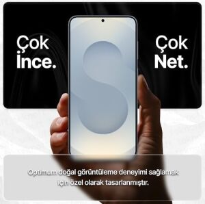 Galaxy S25 ile Uyumlu Otomatik Hizalama Aparatlı Takılırken Toz Toplama Özellikli Ekstra Güçlendirilmiş Lazer Kesim Ekran Koruyucu Kırılmaz Cam