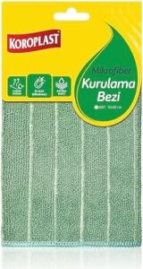 Mikrofiber Kurulama Bezi Tekli, Hızlı Kurulama, Yüksek Emici, Iz & Hav Bırakmaz, Cam, Ayna, Mutfak, Banyo, Tezgâh, Mobilya, Elektronik, Araç, Pencere, Raf, Televizyon, Bilgisayar, Beyaz Eşya