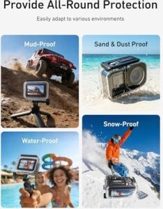 Telesın Osmo Action 6 Su Geçirmez Kılıf (60METREYE Kadar) | Osmo Action 6 Waterproof Case