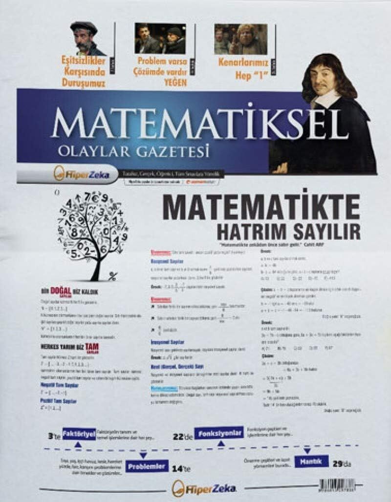 Hiper Zeka Tüm Sınavlar Için Matematiksel Olaylar - Matematik Gazetesi
