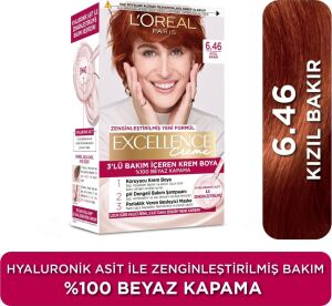Creme Saç Boyası 6.46 Kızıl Bakır