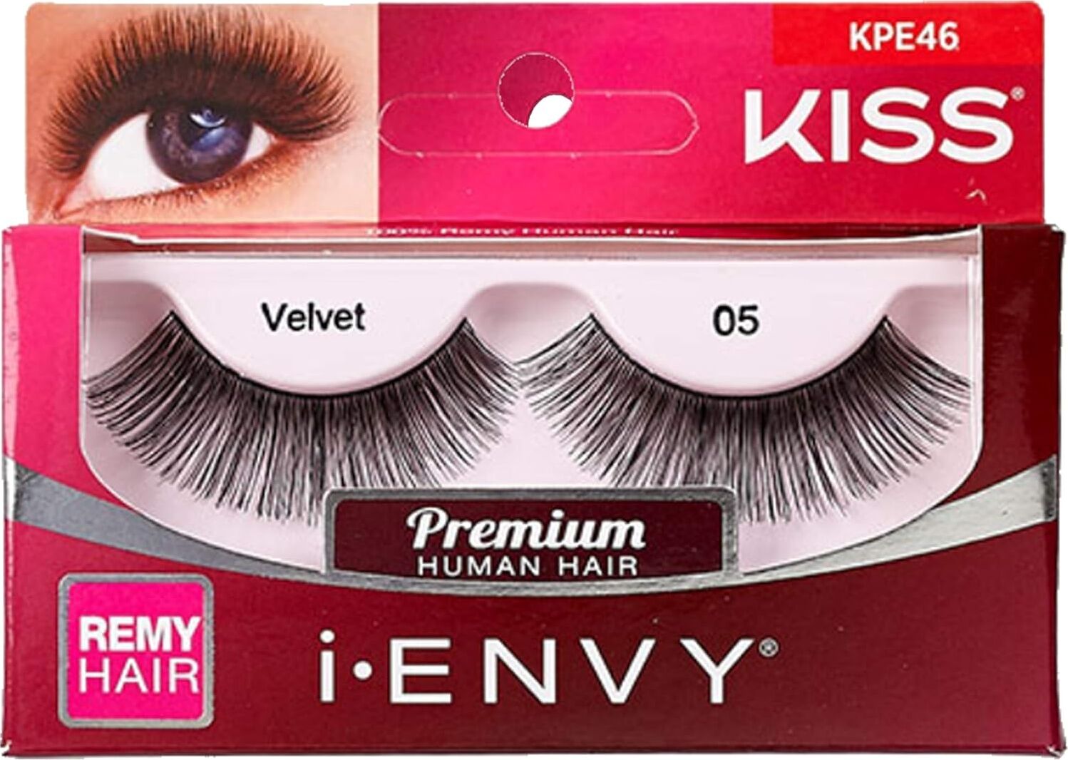 Kiss KPE45 Velvet 05 Premium Human Hair Takma Kirpik (1 Çift)