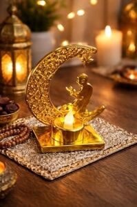 Gold Pilli LED Işık, Askılı Fener Süsü Sarı Işıklar Peri Işıkları Aydınlatmalı Şerit LED Ramazan Süsü LED Işık
