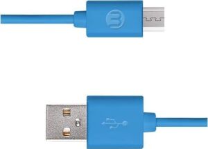 Mojue 3DK33 Micro USB Kablosu, 1 Metre,mavi