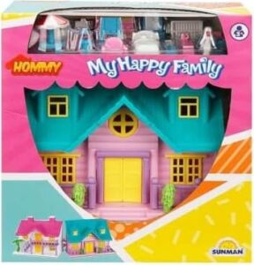 Ev Oyun Seti My Happy Family Villa 2 Figür 18 Parça 2A