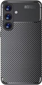 -  ile Uyumlu Galaxy S25 Fe Kılıf Kamera Korumalı Karbon Desenli Uzun Ömürlü Renk Atmaz Koruyucu Silikon