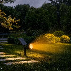 Eco Lounge Cata Ct 7310 7W Solar Güneş Enerjili Bahçe Armatürü Amber Renk