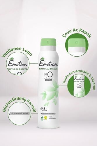 Emotıon Natural Breeze Deodorant, 150 Mililitre
