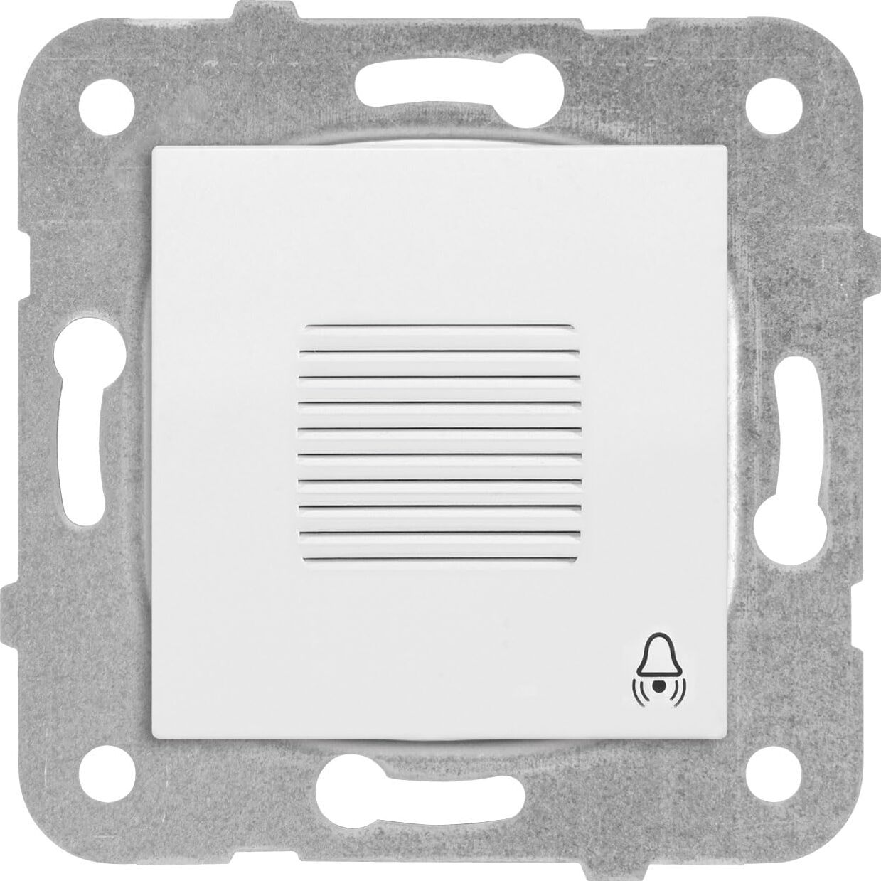 Meridian Beyaz Zil Buzzer Mekanizma ve Düğme/kapak