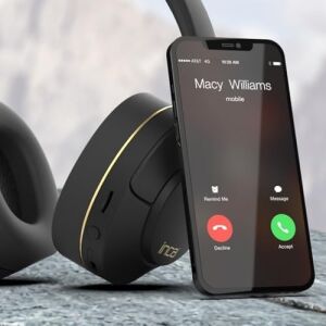 Inca IBK-503S Kablosuz 5.3 Bluetooth Hafıza Kart Destekli Kulak Üstü Kulaklık Siyah 400MAH 12 Saat Pil Ömrü Bluetooth, Micro Sd Hafıza Kartı ve Aux Modu Desteği