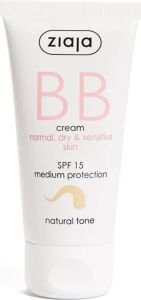 Ziaja Bb Krem Normal Kuru ve Hassas Cilt Doğal Ton Spf 15 50 ml