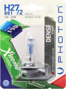Ampul H27/2 12V 27W Xtreme Vision +%150 Fazla Işık (Tekli Blister) Pht PH5527 Xv B1