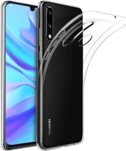 P30 Lite ile Uyumlu Kılıf Şeffaf Silikon Kamera Korumalı 0,30 mm