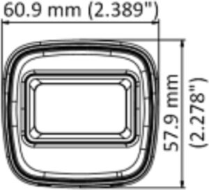 Ahd Kamera Ir Bullet 2mp 3.6mm  DS-2CE16D0T-EXIPF