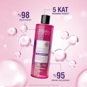 Care Intense Keratin Yoğun Hasar Onarıcı Saç Bakım Şampuanı, 350 Mililitre, Vegan