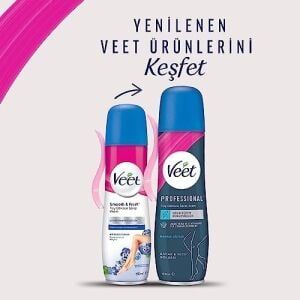 Professional Tüy Dökücü Sprey Krem Hassas Ciltler Için 150 ml