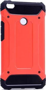P9 Lite 2017 ile Uyumlu Çift Katman Koruyucu Crash Military Tank Kılıf - Kırmızı