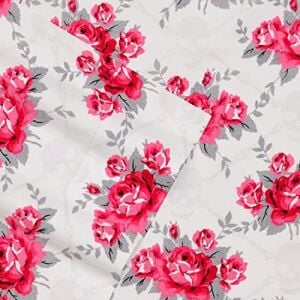 Betsey Johnson - Ikiz Çarşaf, Ipeksi ve Hafif Yatak Takımı, Solmaya ve Kırışmaya Dayanıklı (Kafatası Gül Kafes, Ikiz)
