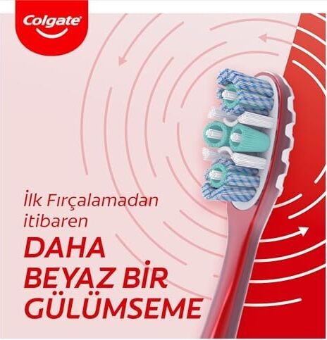 360 Gelişmiş Optik Beyaz Yumuşak Beyazlatıcı Diş Fırçası