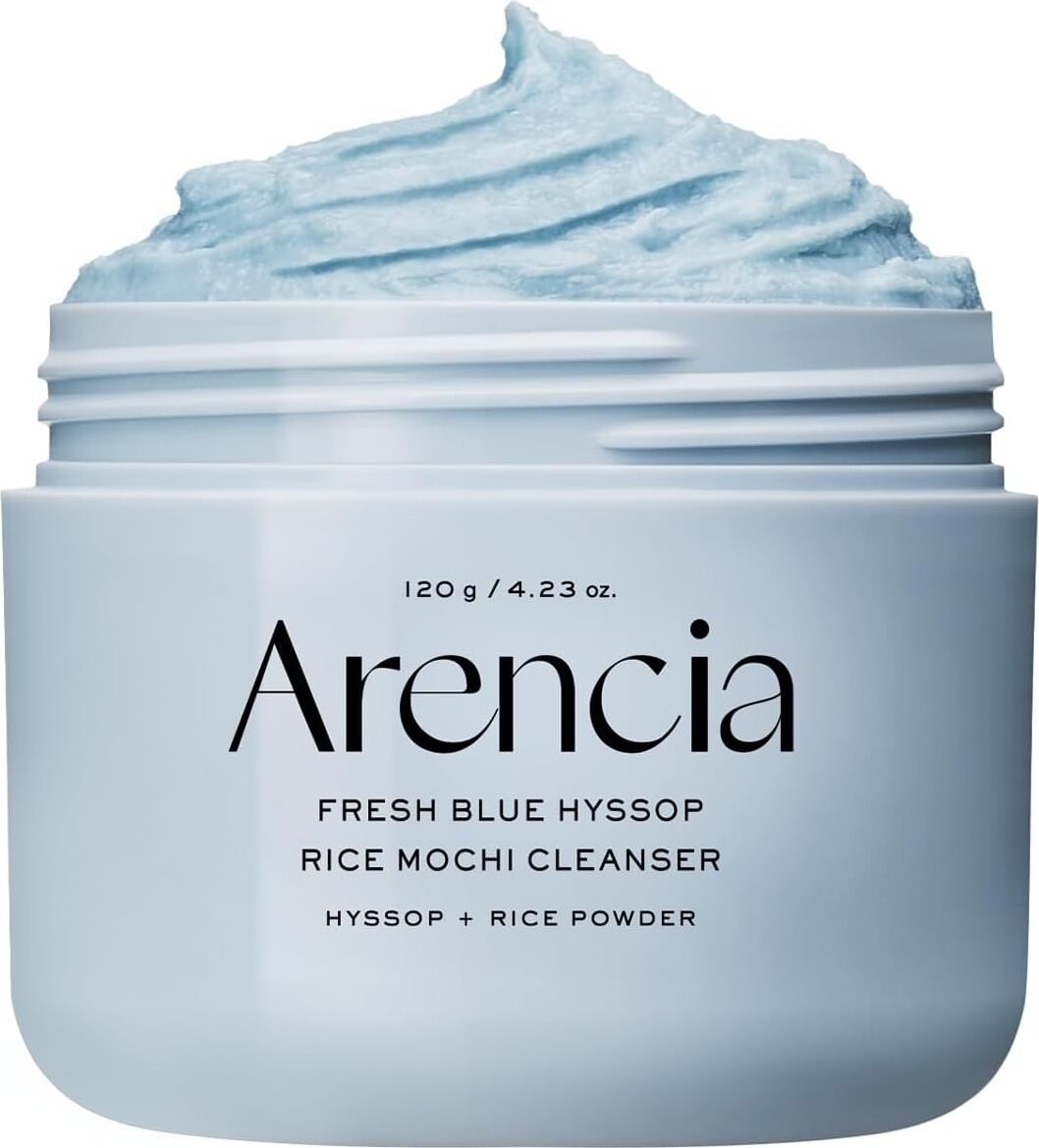 Arencia Fresh Blue Hyssop Rice Mochi Cleanser