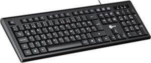 KB101 USB Kablolu Türkçe F Klavye Siyah